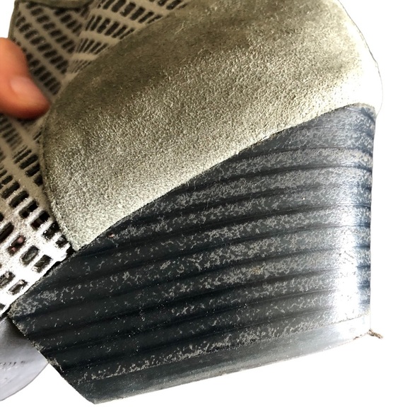 EILEEN FISHER Leather Netted Wedges - Picture 14 of 16